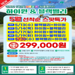 [2026] [5월 한정특가] 하이원&블랙밸리CC 1박2일 골프패키지