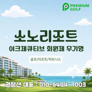 [2026] [콘도] [급매] 소노 이그제큐티드 40평형 혜택 및 급매 안내